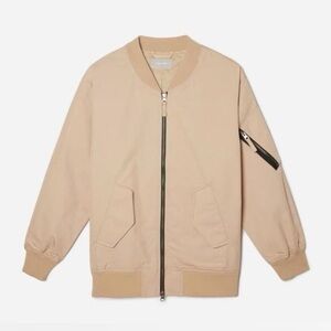 Everlane Beige Bomber Jacket